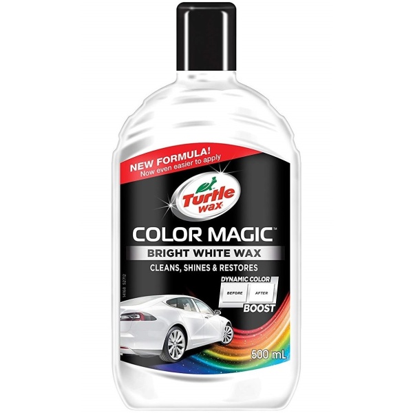 Turtle Wax Color Magic Bright White Wax Polish Alb New Formula 500ML TW FG52712